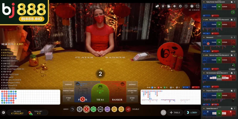Baccarat trực tuyến