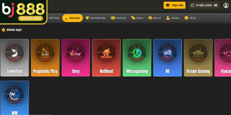 Tổng quan về CASINO BJ888