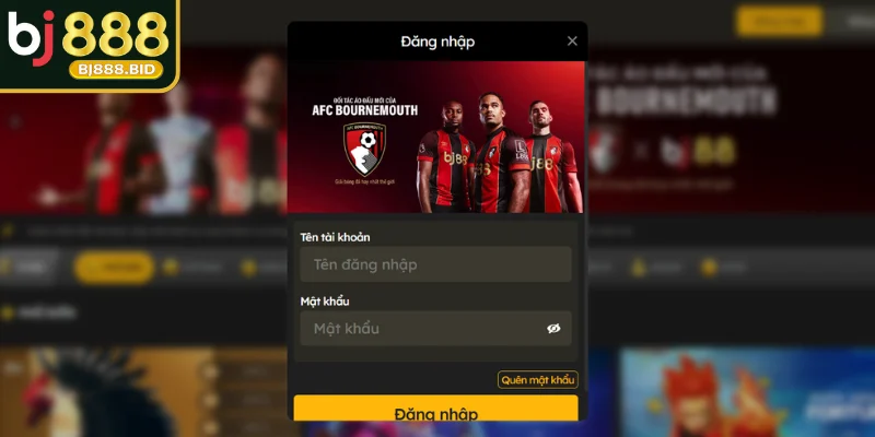 Đăng nhập qua website chính thức đơn giản và nhanh chóng