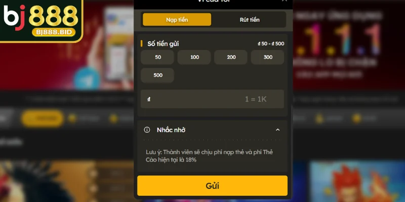 Các lưu ý quan trọng cần nắm bắt khi tiến hành gửi vốn cược